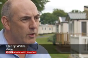 BBC News North West Tonight Covid Lockdown Holiday Parks 7th June 2020