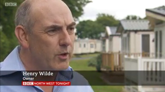 BBC News North West Tonight Covid Lockdown Holiday Parks 7th June 2020